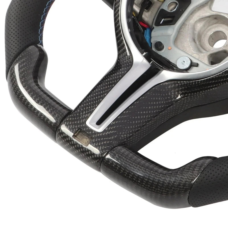 BMW F-Series Carbon-Fiber D-Shape Steering Wheel with Paddles