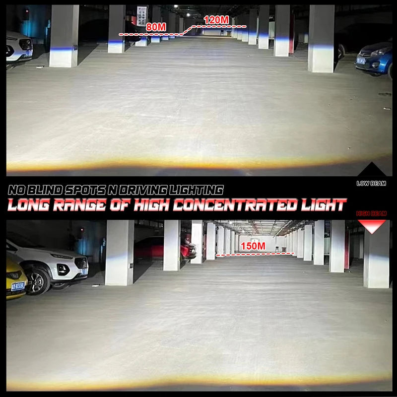 H1 LED Headlight Bulb – 6000K, Fanless