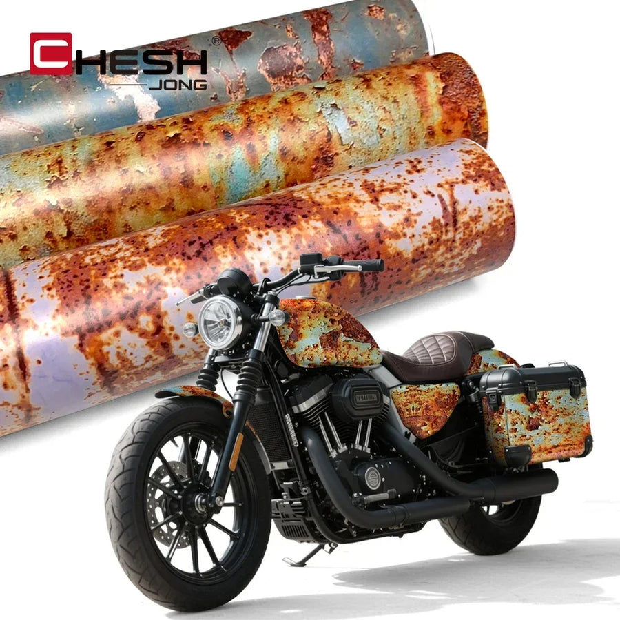 Rust Camouflage Automotive & Motorcycle Vinyl Wrap