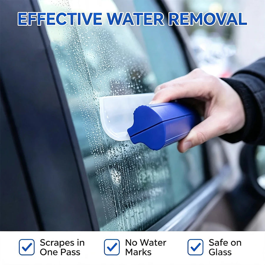 Soft Silicone Squeegee for Car Windows & Shower Glass