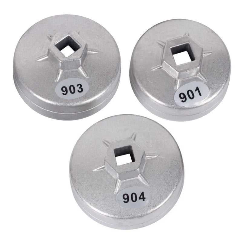 1/2-Inch Drive Aluminum Oil Filter Cap Wrench, 65-79mm Options