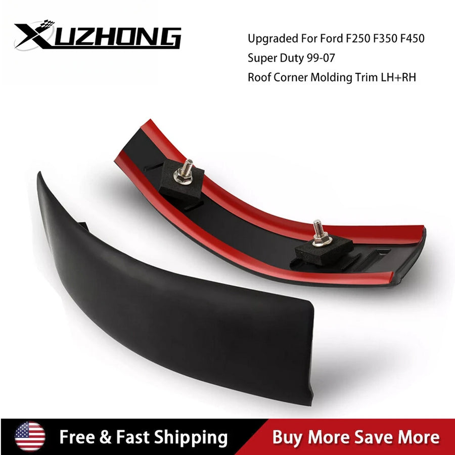 Cab Corner Roof Molding Trim for 99-07 Ford Super Duty F250 F-350 F-450