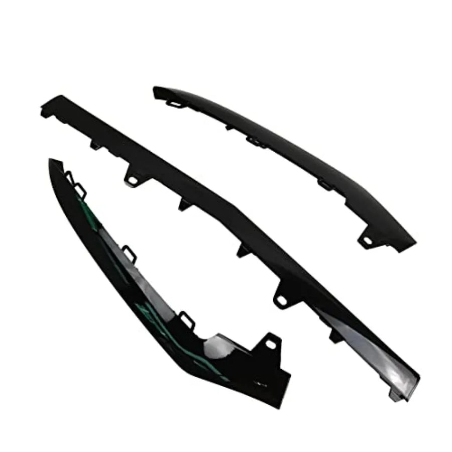 3-Piece Lower Front Grille Trim for Mercedes-Benz E-Class 2014-2016