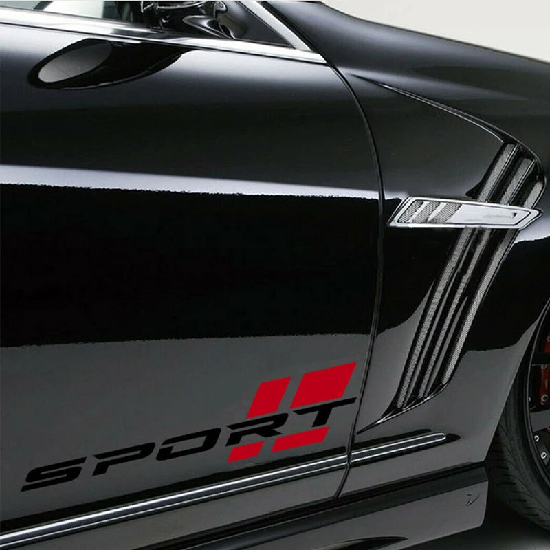 Reflective Racing Door-Side Stripe Decal