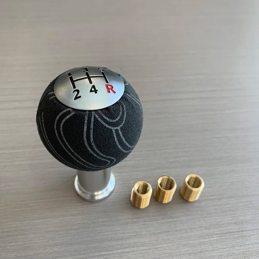 Suede-leather Manual Gear Shift Knob