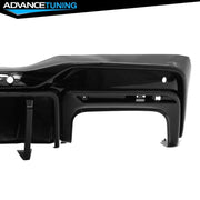 Gloss Black Competition-Style Rear Diffuser for 2024–2026 Ford Mustang