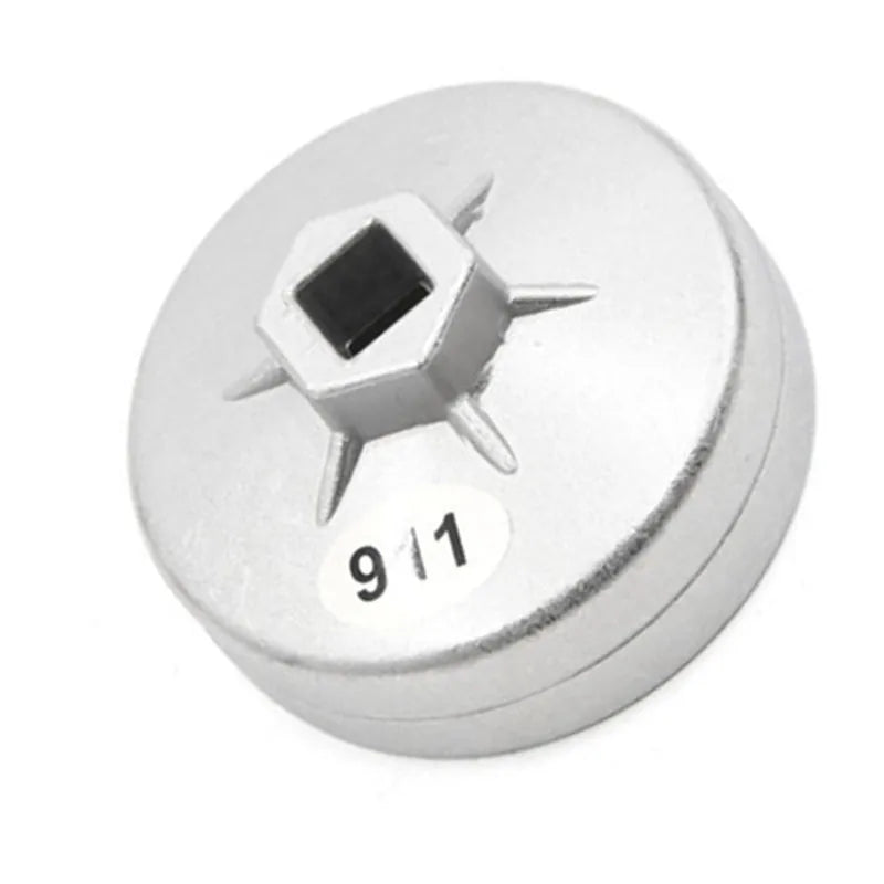 1/2-Inch Drive Aluminum Oil Filter Cap Wrench, 74-92mm Options