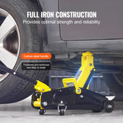 2-Ton Low-Profile Hydraulic Floor Jack with Quick-Lift Pump