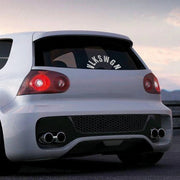 Rear Window Vinyl Decal for Volkswagen Golf and Polo – 2 Sizes