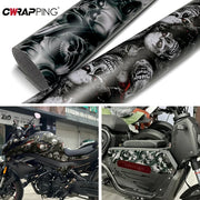 Skull Graphic Automotive & Motorcycle Vinyl Wrap