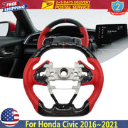 Honda Civic Type R FK8 Carbon-Look Steering Wheel – 2016–2020 US-Spec