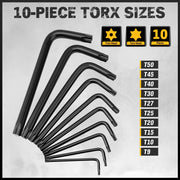 41-Piece SAE, Metric and Torx Hex Key Set