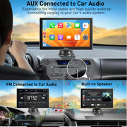 9-Inch Portable Wireless CarPlay and Android Auto Display