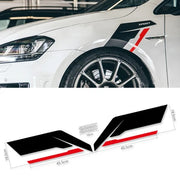 1-Piece Reflective Sport Side Fender Decal Set