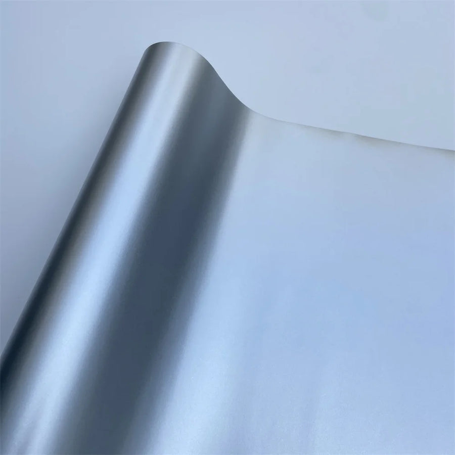 Ice Metallic Matte Chrome Automotive Vinyl Wrap