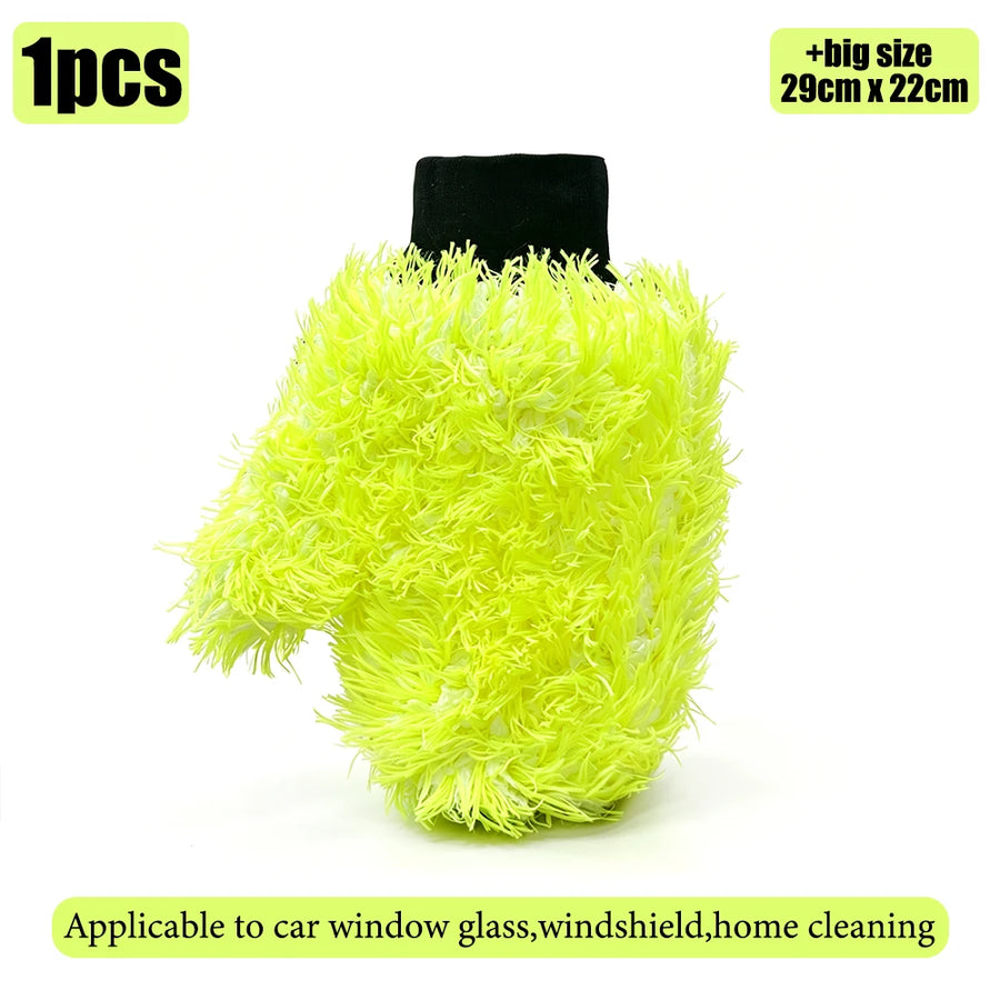 Microfiber Car Wash Glove & Detailing Mitt Options