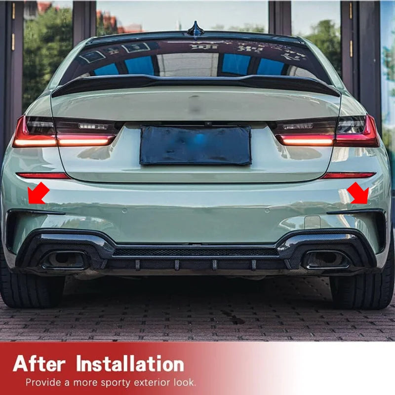 Bumper Canard & Vent Trim Set for 2019–2020 BMW 3 Series