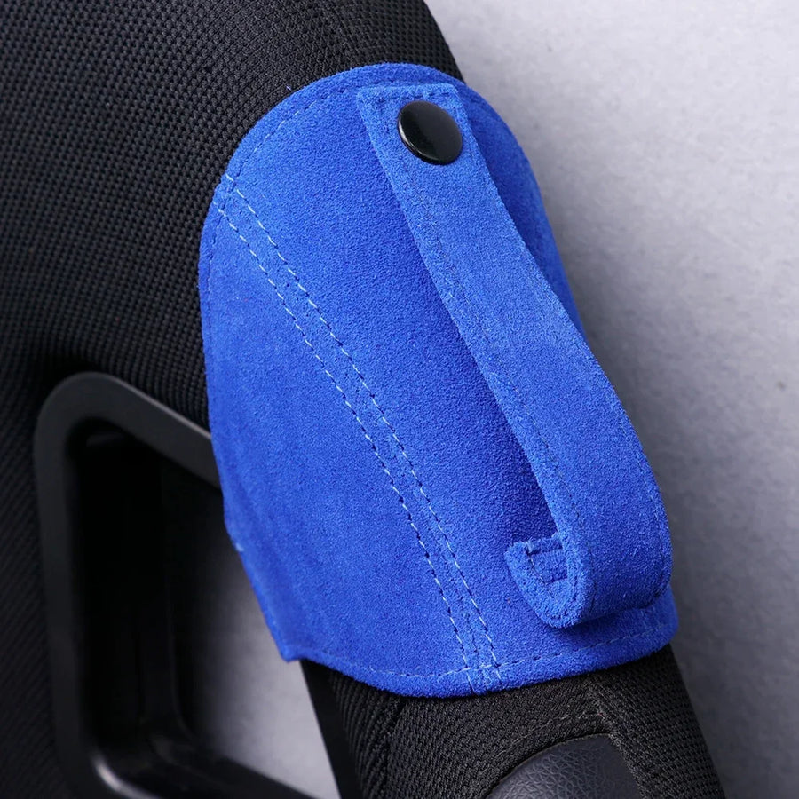 Suede-look Bucket Seat Belt Guide and Protector