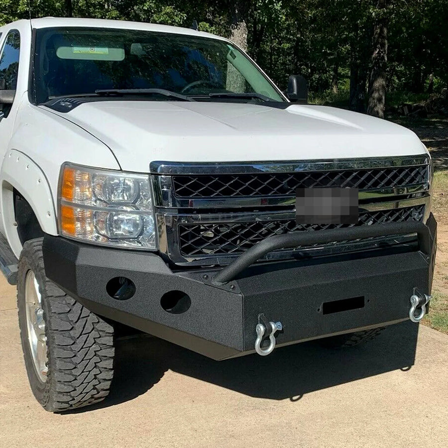 Powder Coated Steel Front Bumper for Chevrolet Silverado 2011-2014