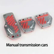 Non-Slip Aluminum Manual Pedal Cover Set – 2/3-Piece
