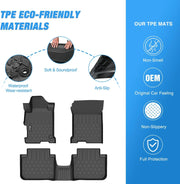 All-Weather TPE Floor Liners for 2013–2017 Honda Accord Sedan