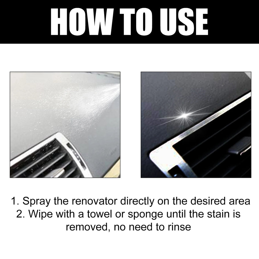 Automotive Plastic and Leather Restorer Spray