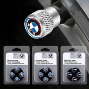 BMW M 50th-Style Aluminum Tire Valve Caps – 4-Piece Set