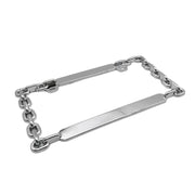Chain-Style ABS License Plate Frames - Pair