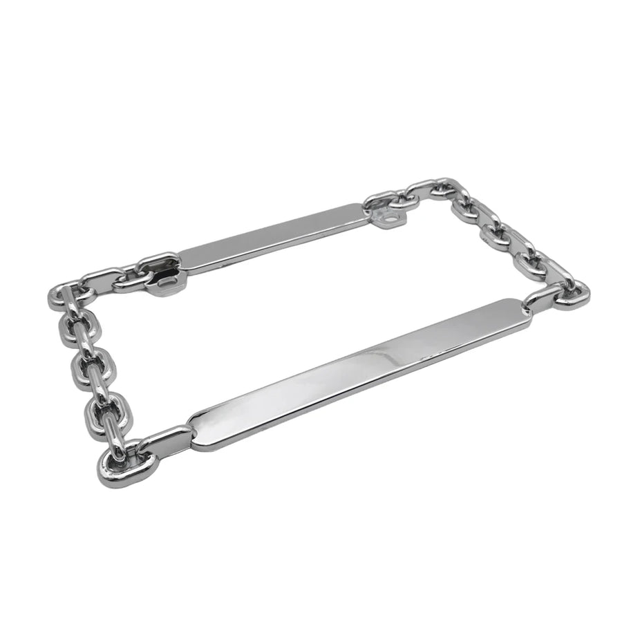 Chain-Style ABS License Plate Frames - Pair
