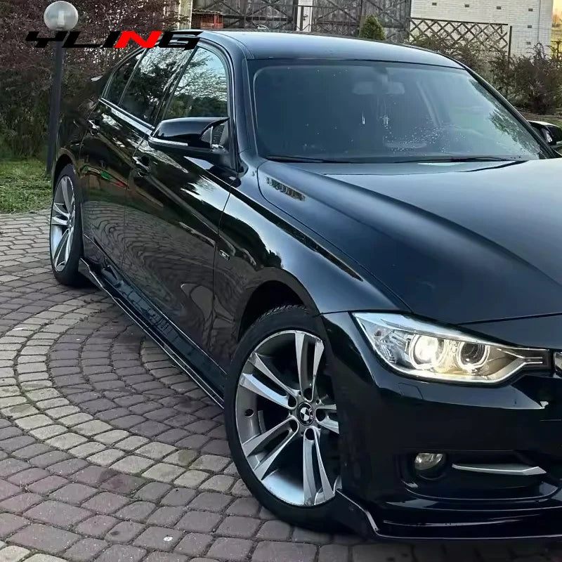 Gloss Black Side Skirt Extension Set for BMW 5 Series/M5