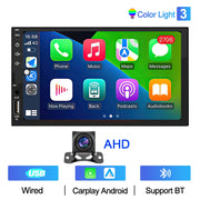 7-Inch Double-DIN CarPlay and Android Auto Touchscreen Receiver