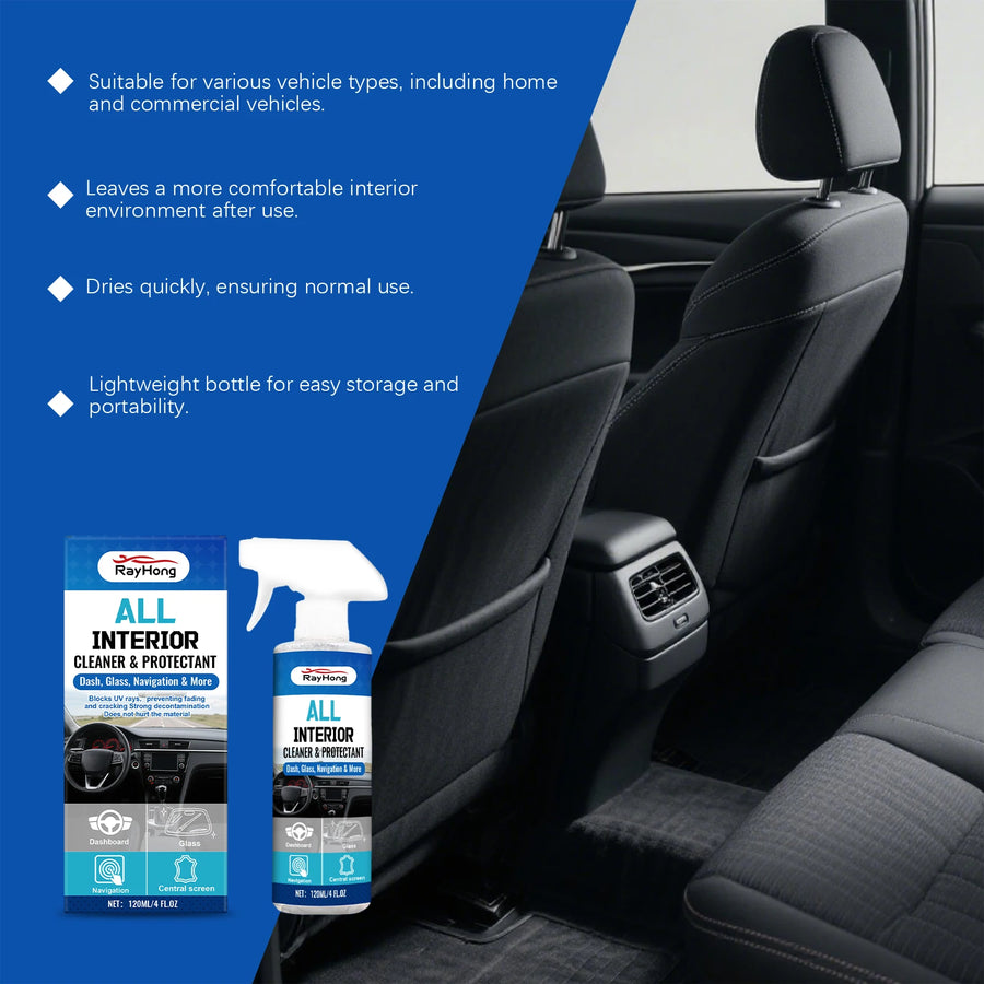 Multipurpose Automotive Interior and Leather Foam Cleaner