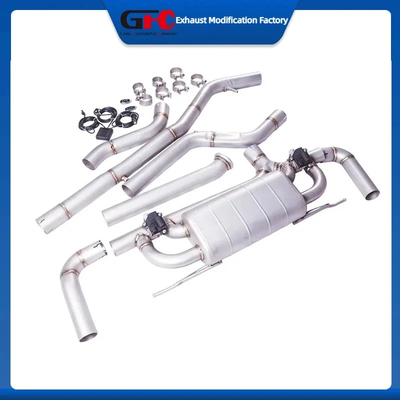 304 Stainless Steel Valved Cat-Back Exhaust System for BMW 2019-2024 325i