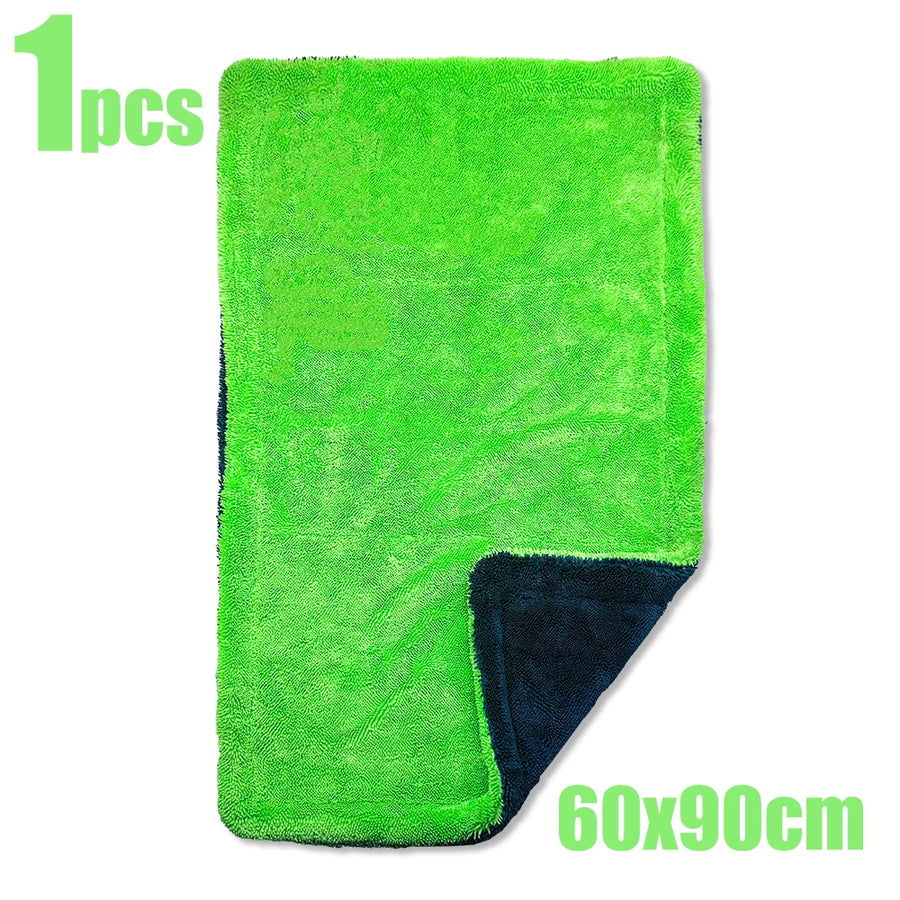 1300 GSM Dual-Color Microfiber Car Drying Towel