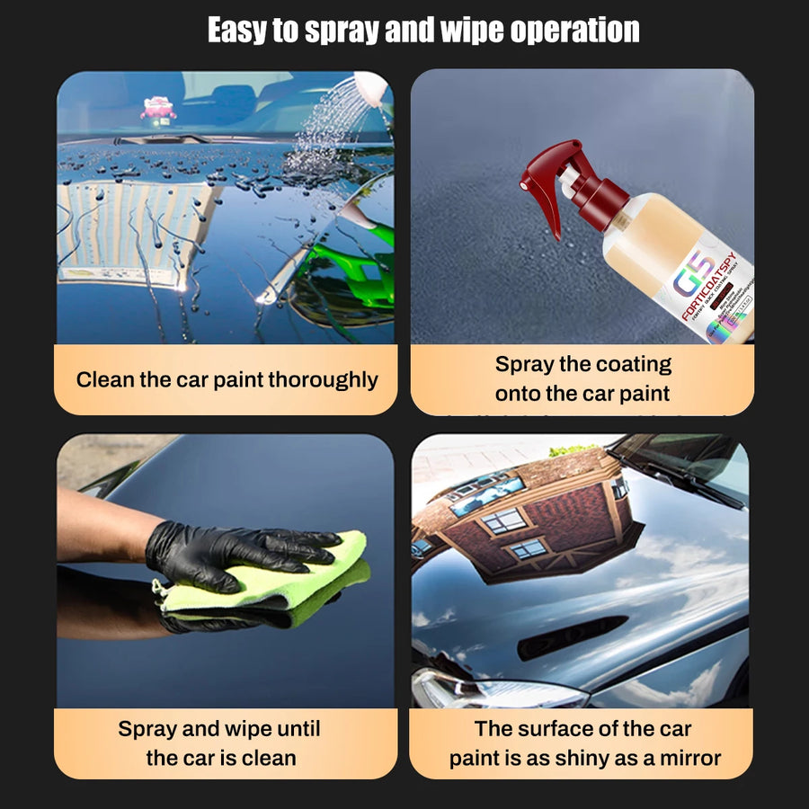 Quick Ceramic Coating Spray for Automotive Paint
