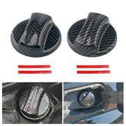 Carbon Fiber Fuel Door Cap Cover Trim for BMW