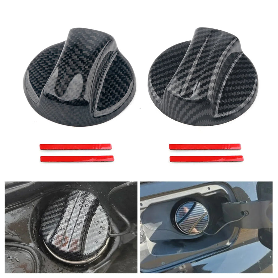 Carbon Fiber Fuel Door Cap Cover Trim for BMW