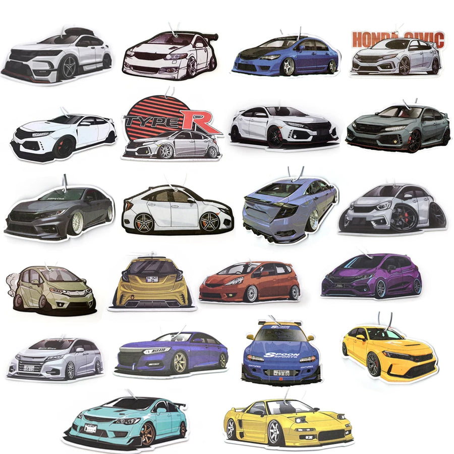 Honda Model-Style Hanging Car Air Freshener