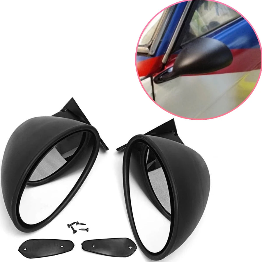 Universal California-Style Bullet Side Mirrors – Pair