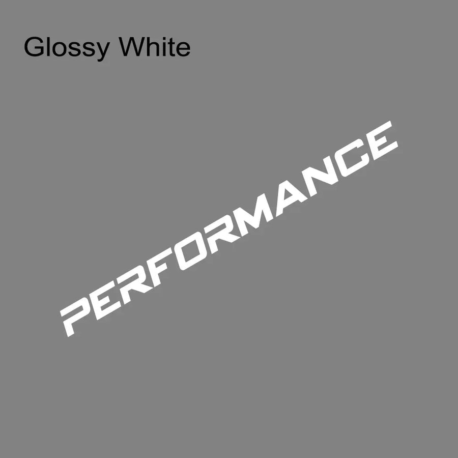 Performance Lettering Vehicle Decal – 98.5 × 6.8 cm