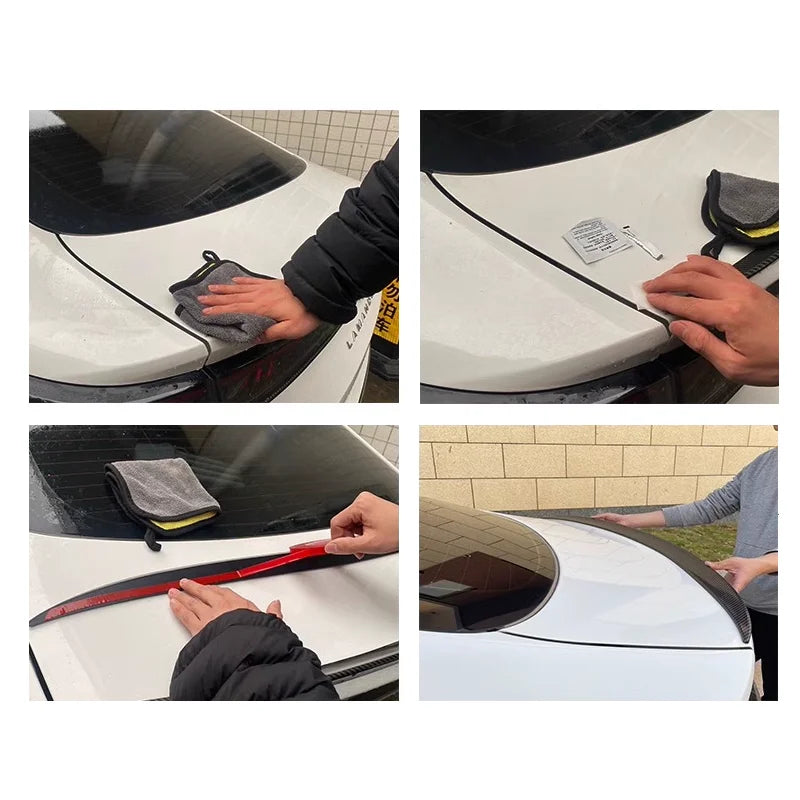 Gloss Black Trunk Spoiler for 2015+ Mercedes-Benz C-Class