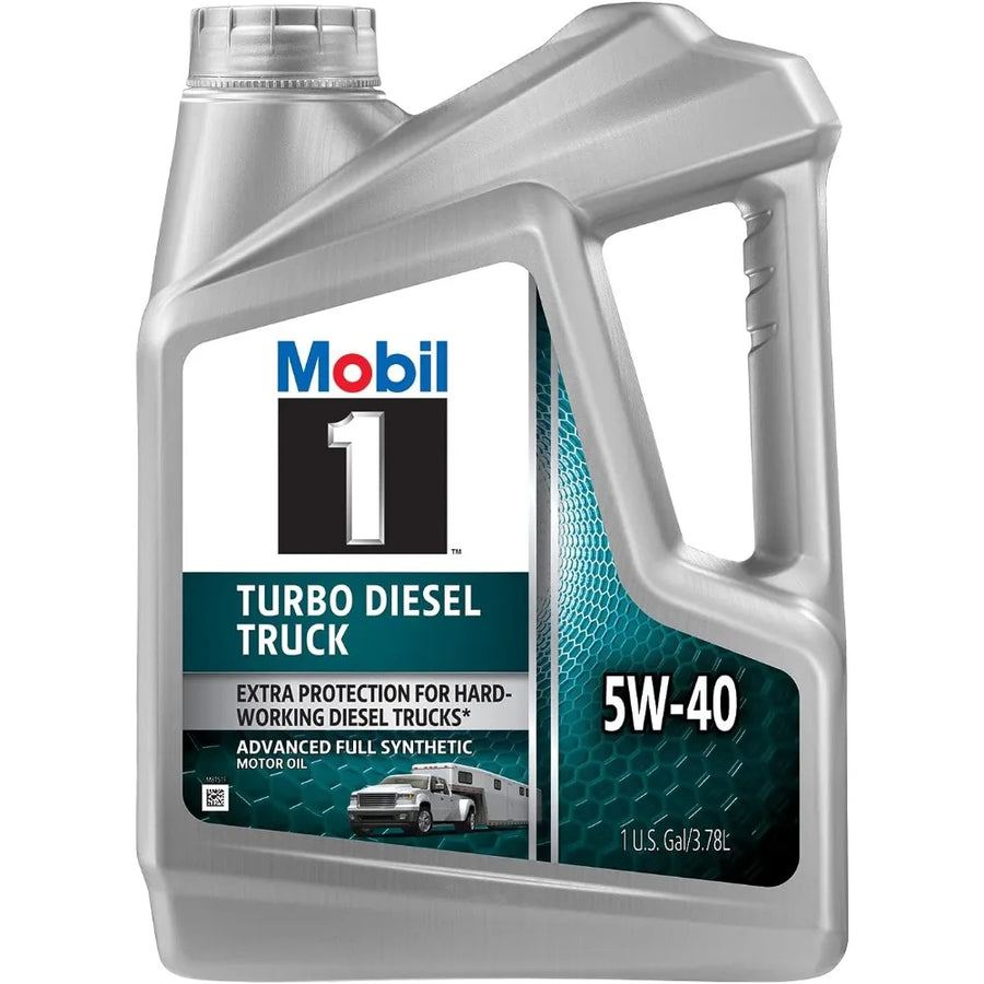 Mobil 1 Turbo Diesel Truck Full Synthetic 5W-40 Engine Oil, 1 Gallon