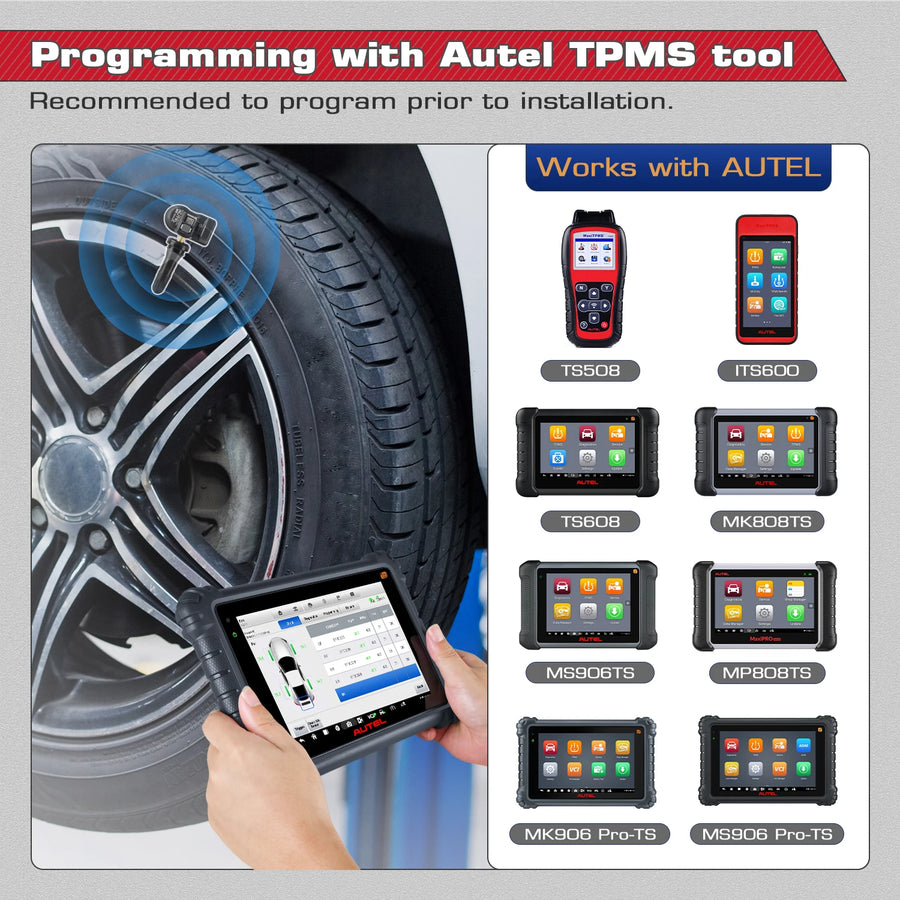 Autel MX-Sensor 315MHz/433MHz Programmable TPMS Sensor