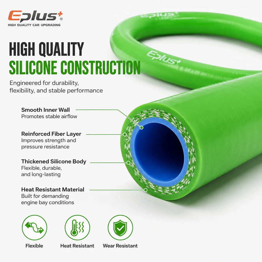 Universal Straight Silicone Coolant Hose, 6.5-38mm, 1 Meter