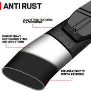 4.3 in Curved Running Boards for 2005–2026 Nissan Frontier Crew Cab