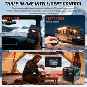 For Car RV 8KW Diesel Air Heater All in one 12V 24V Bluetooth APP Remote 110V
