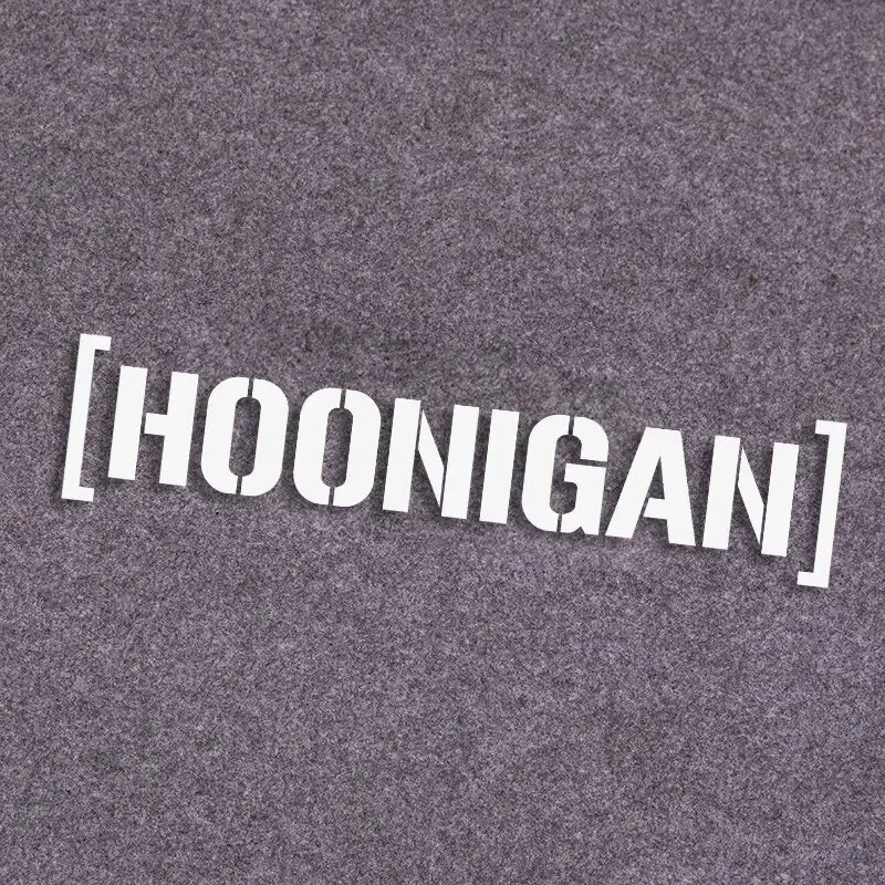Hoonigan Reflective Letter Car Decal – 49 x 10.5 cm