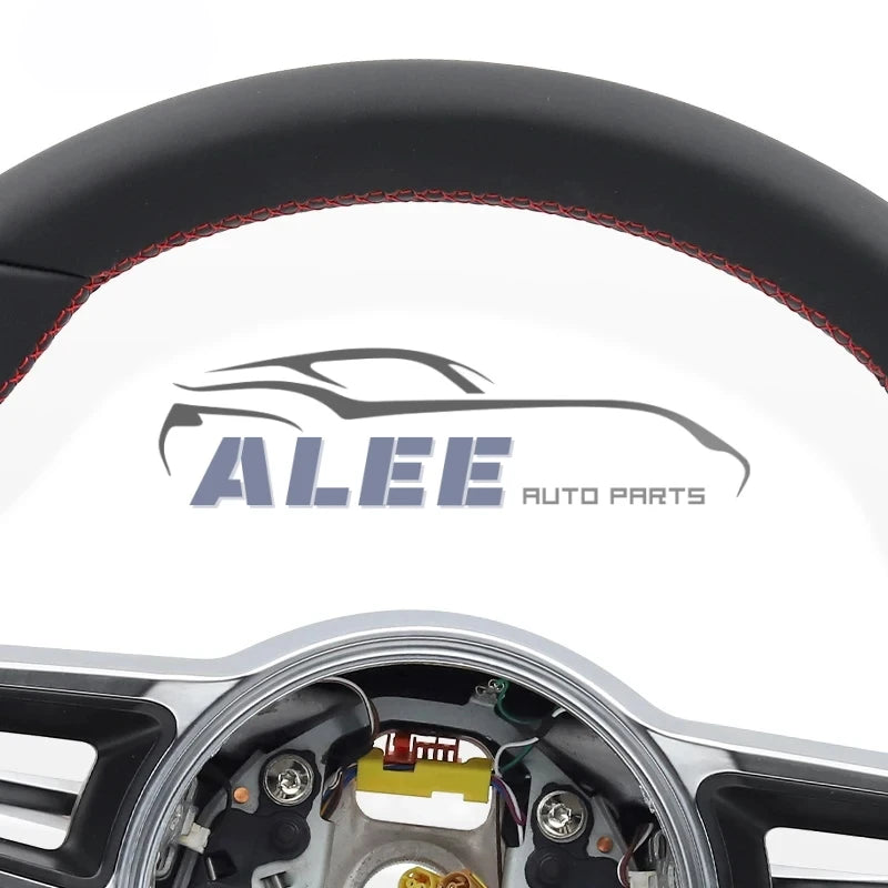 Nappa-Leather Steering Wheel for Porsche Cayenne, Panamera, Macan and 718