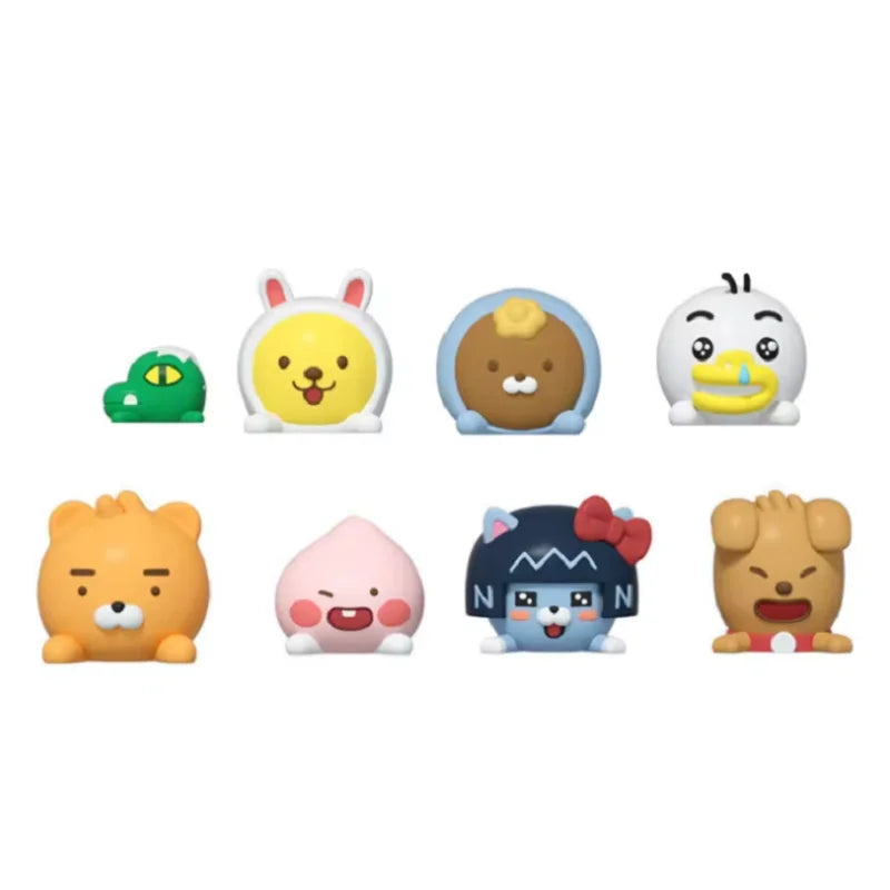 8-Piece Mini Car Dashboard Figurine Set