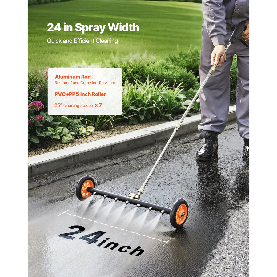 16/24-Inch Pressure Washer Undercarriage Cleaner